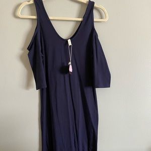 Dark Blue Maternity Dress